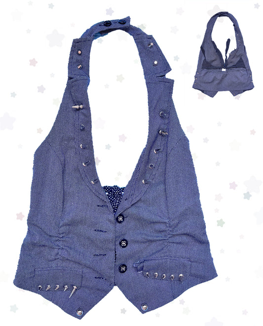 STUDDED VEST