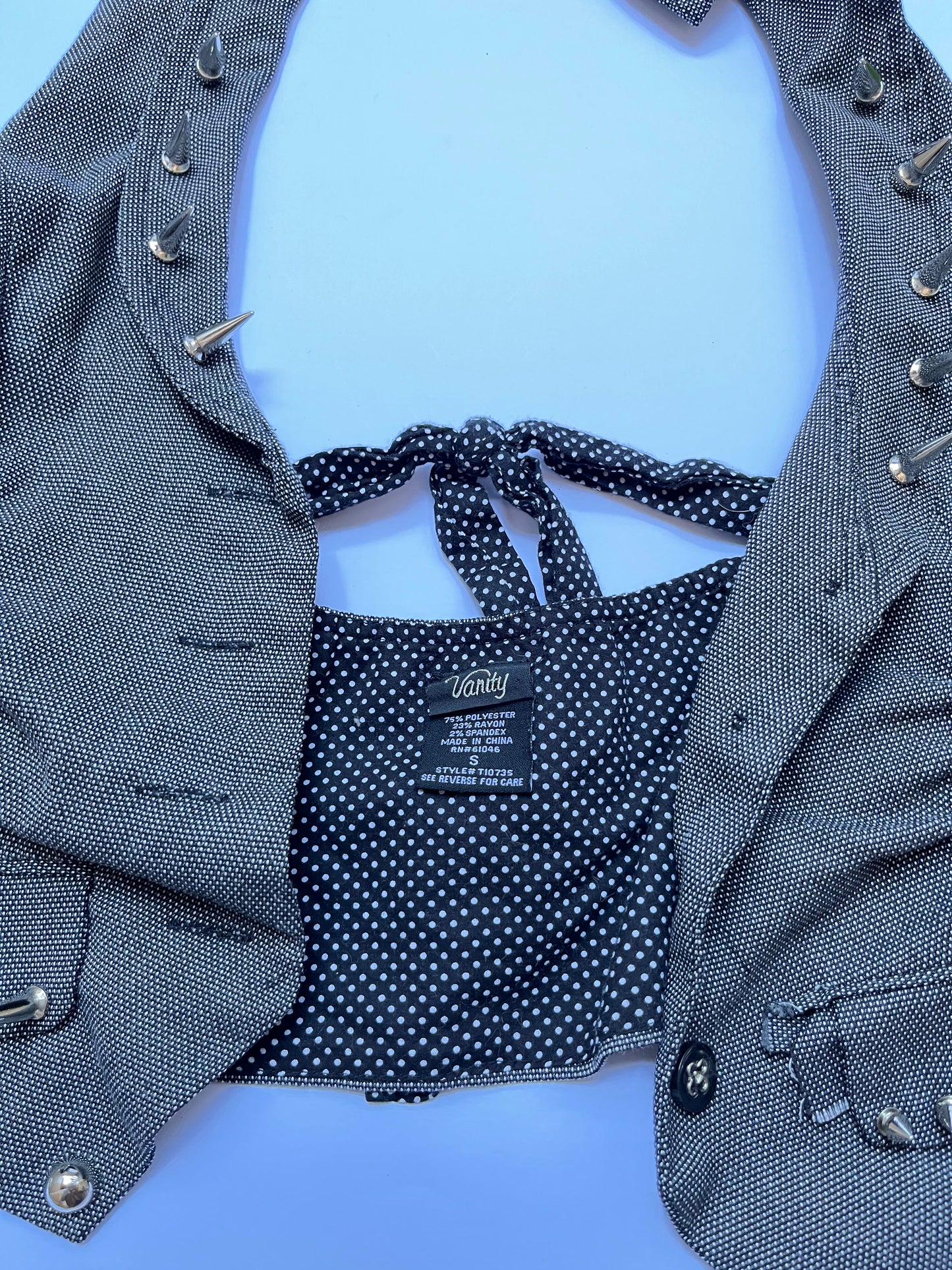 STUDDED VEST